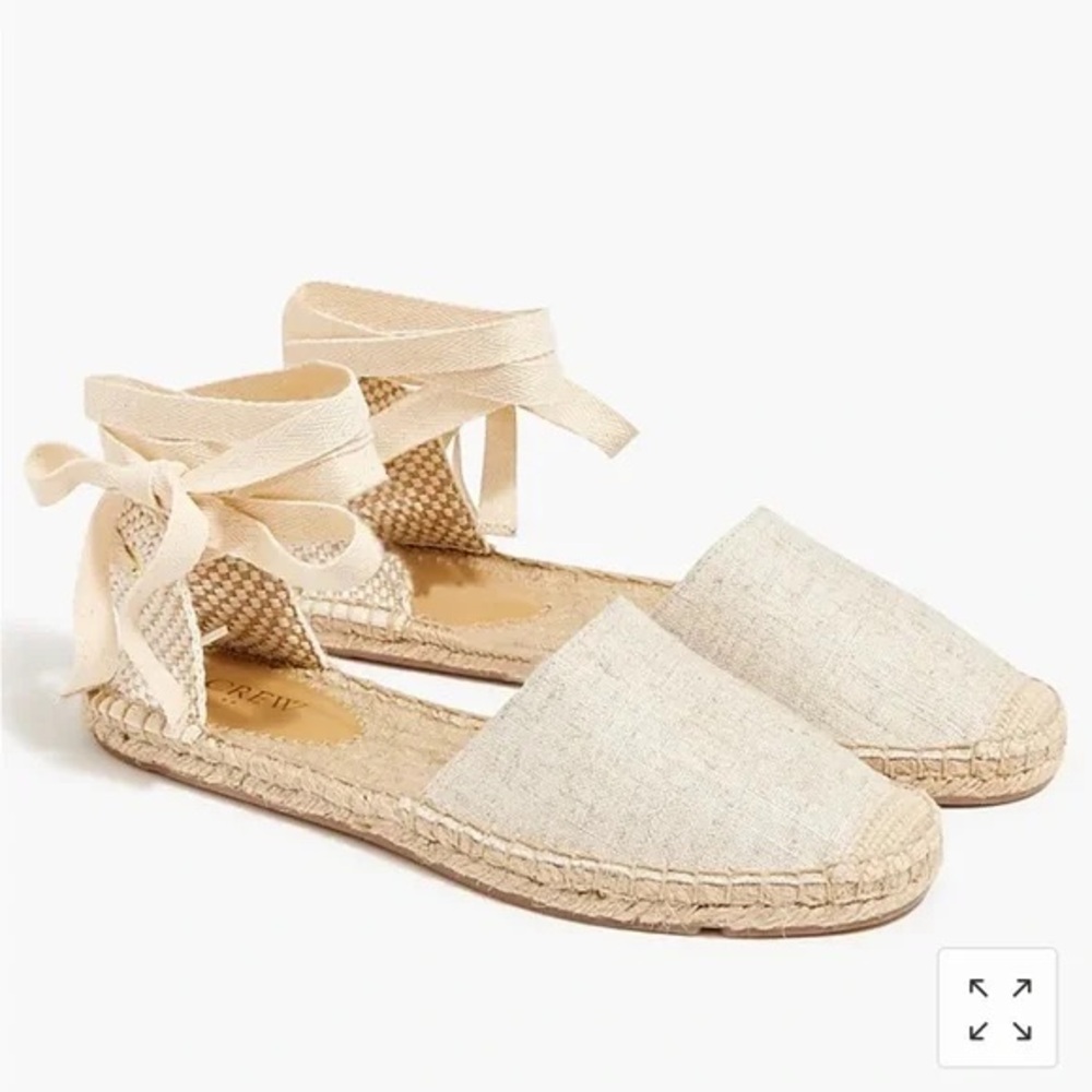 Women's Beige Espadrille Flats